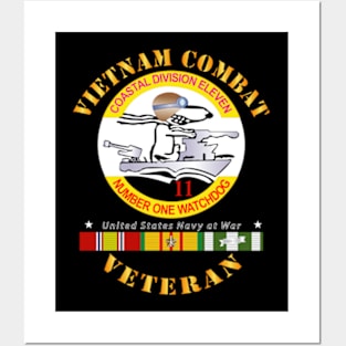 Vietnam Cbt Vet - Coastal Div 11 - Number 1 Watchdog w SVC Posters and Art